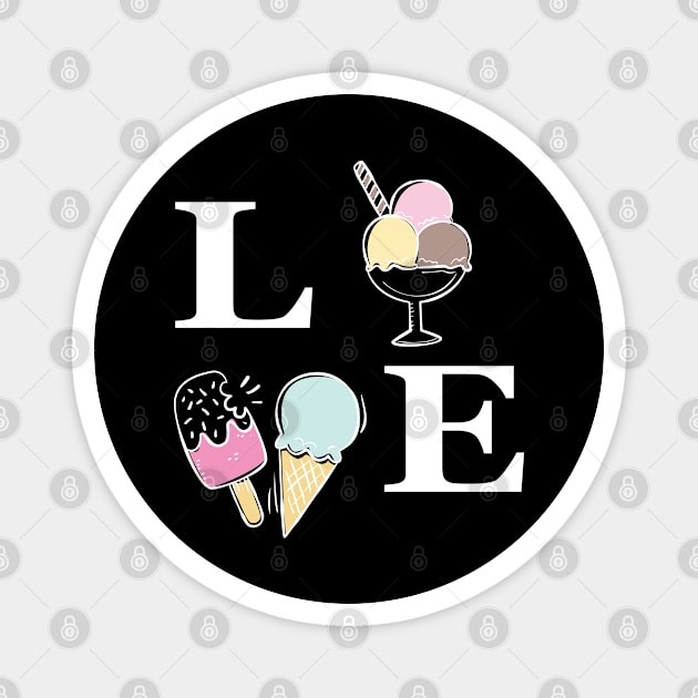 Ice Cream - Love Magnet by KC Happy Shop